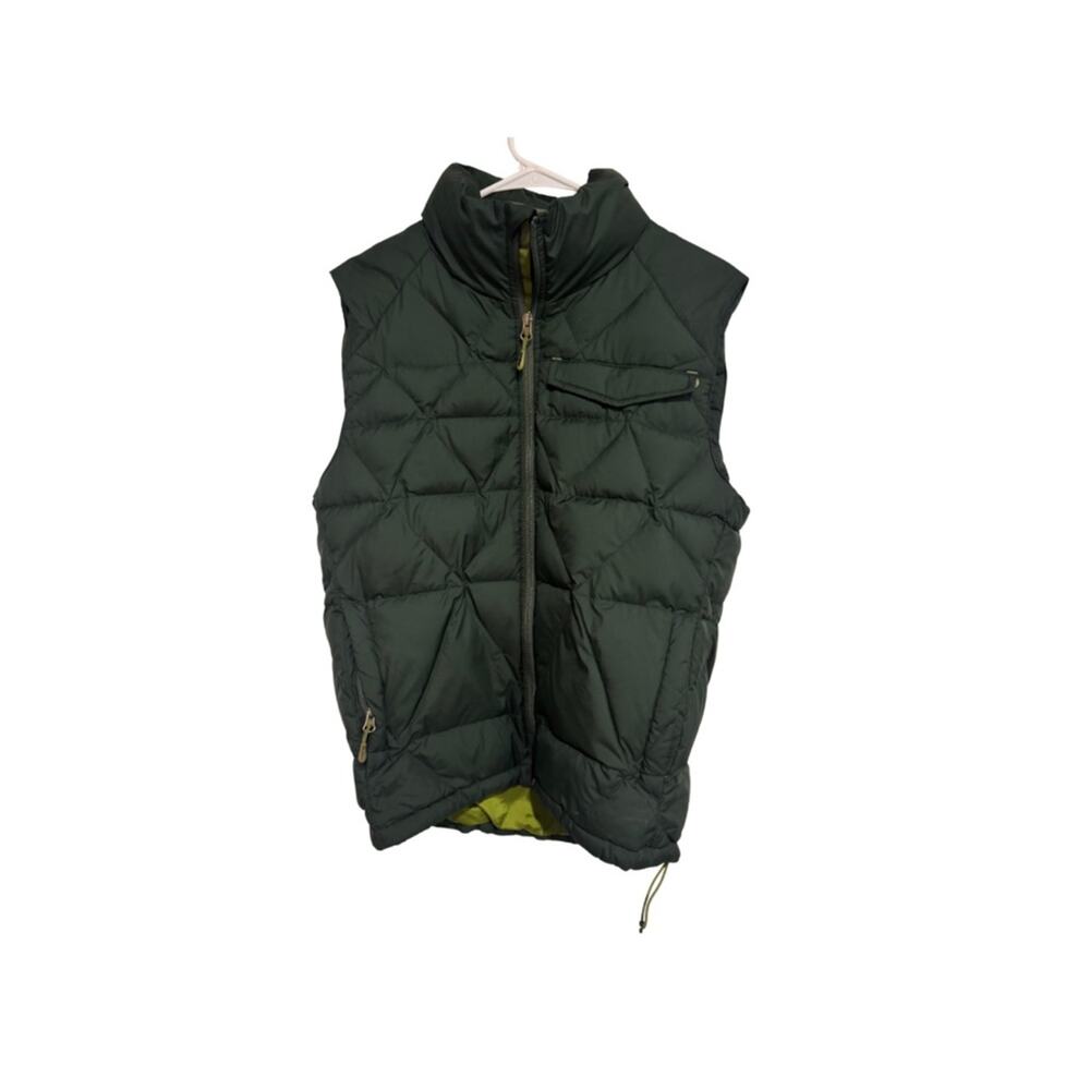 REI Olive Green Quilted Down Vest